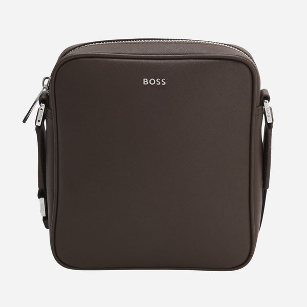 BOSS Dark Brown Reporter Bag