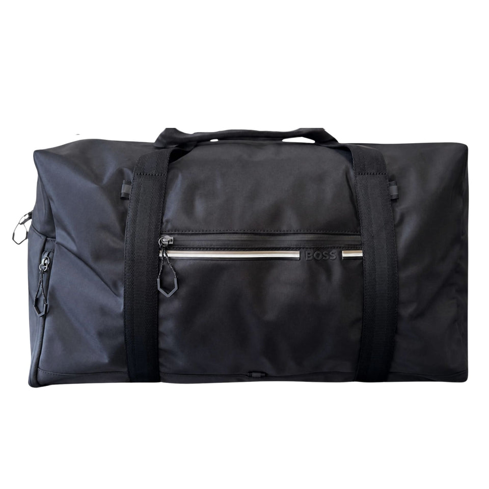 Structured Fabric Holdall with Signature Stripe from BOSS