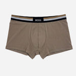 Beige Boxer Shorts in Motion Stretch Boxer Shorts Pack of 3 from BOSS.