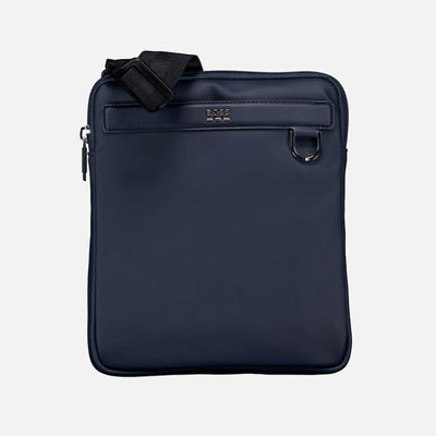 Navy Blue Hugo Boss Cross Body bag comes with logo detail on the front.