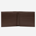 Interior of Northon Brown Leather 8CC Wallet from BOSS.