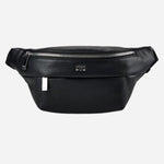 Ray Belt Bag in a textured black leather from BOSS.