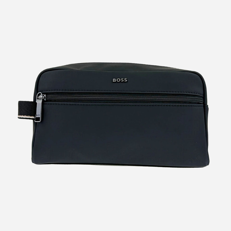 Zeph Black Wash Bag from BOSS.