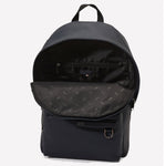 BOSS navy Jinko backpack comes with the brand name on the inside of the lining.