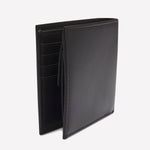 The BOSS Randy dark brown leather wallet features a coin pouch.