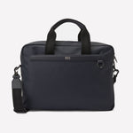 This BOSS navy document case is part of their Jinko range and is made from synthetic material.