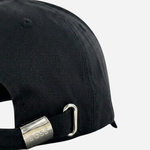 Close up of Lach Member Tennis Club Black Cotton-Twill Cap by BOSS