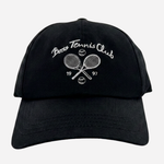 Lach Member Tennis Club Black Cotton-Twill Cap by BOSS