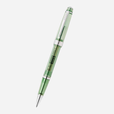 Bailey Light Ballpoint Pen in Translucent Green Resin by Cross.