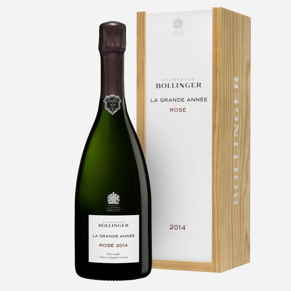 La Grande Année 2014 75cl Rosé Champagne from Bollinger.