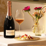 Rosé Champagne Gift Set - 75cl Bottle with Two Glasses from Bollinger.