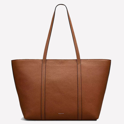 The Radley Weekender Tote Bag is made from a textured leather material.