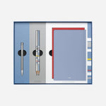 Limited Edition Ecridor Retro Palladium-Coated Ballpoint Pen, Pencils & HAY Notebooks Set from Caran d`Ache.