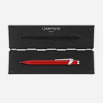 849 Red Rollerball Pen in packaging from Caran d'Ache.