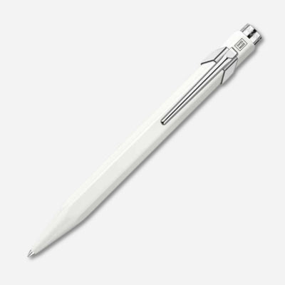 849 White Rollerball Pen by Caran d'Ache.