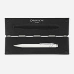 849 White Rollerball Pen by Caran d'Ache.