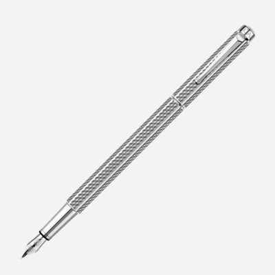 Ecridor Cubrik Palladium-Coated Fountain Pen by Caran d'Ache.