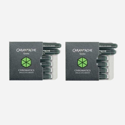 Delicate Green Chromatics Ink Cartridges (12) from Caran d'Ache.