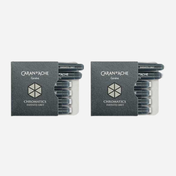 Infinite Grey Chromatics Ink Cartridges (12) by Caran d'Ache.