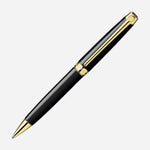  Léman Ebony Black Gold-Plated Ballpoint Pen from Caran d'Ache.