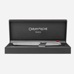 Léman Slim Lights Silver-Plated Rollerball Pen from Caran d'Ache.