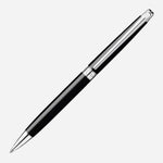 Léman Slim Ebony Black Ballpoint Pen by Caran d'Ache.