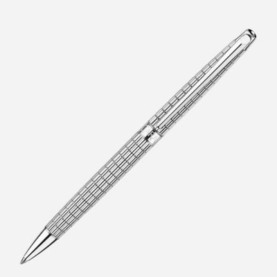 Caran d'Ache Léman Slim Lights Silver-Plated Ballpoint Pen