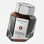 Organic Brown Chromatics  Ink Bottle 50ml by Caran d'Ache.