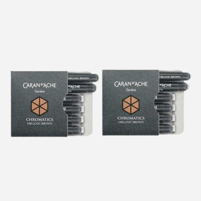 Organic Brown Chromatics Ink Cartridges (12) by Caran d'Ache.