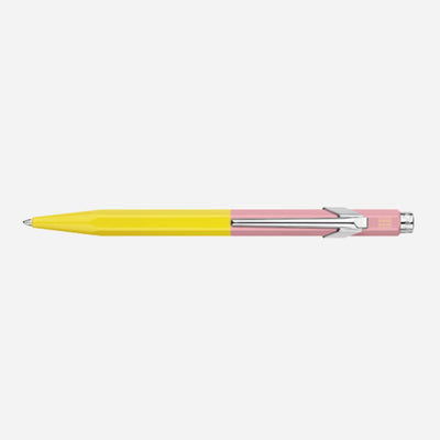 849 Limited Edition Ballpoint Pen In Chartreuse & Rose collaboration from Caran d'Ache x Paul Smith.