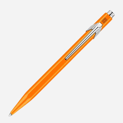 849 Fluorescent Orange POPLINE Ballpoint Pen from Caran d'Ache.