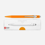 849 Fluorescent Orange POPLINE Ballpoint Pen from Caran d'Ache.