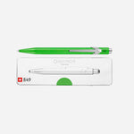 849 Fluorescent Green POPLINE Ballpoint Pen by Caran d'Ache.