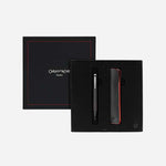 Black Ecridor Racing Ballpoint Pen & Slim Pen Case Set by Caran d`Ache.
