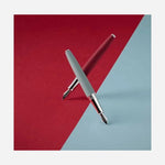 Léman Alpine Blue Gift Set featuring a Fountain Pen & Inkwell  by Caran d'Ache