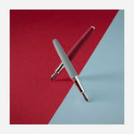 Léman Bordeaux  Gift Set featuring a Fountain Pen & Inkwell from Caran d'Ache.