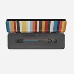 Inside View of Caran d'Ache X Paul Smith 849 'Signature Stripe' Black Ballpoint Pen