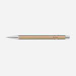 Close View of Caran d'Ache X Paul Smith 849  'Signature Stripe' Silver Mechanical Pencil