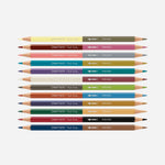 Inside Caran d'Ache X Paul Smith Set of 12 Coloured Pencils + Brush