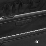Close Up of Black Panorama Wash Bag by Montblanc.