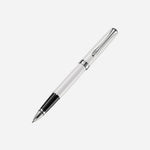 Excellence A2 Chrome Rollerball Pen in Pearl White by Diplomat.