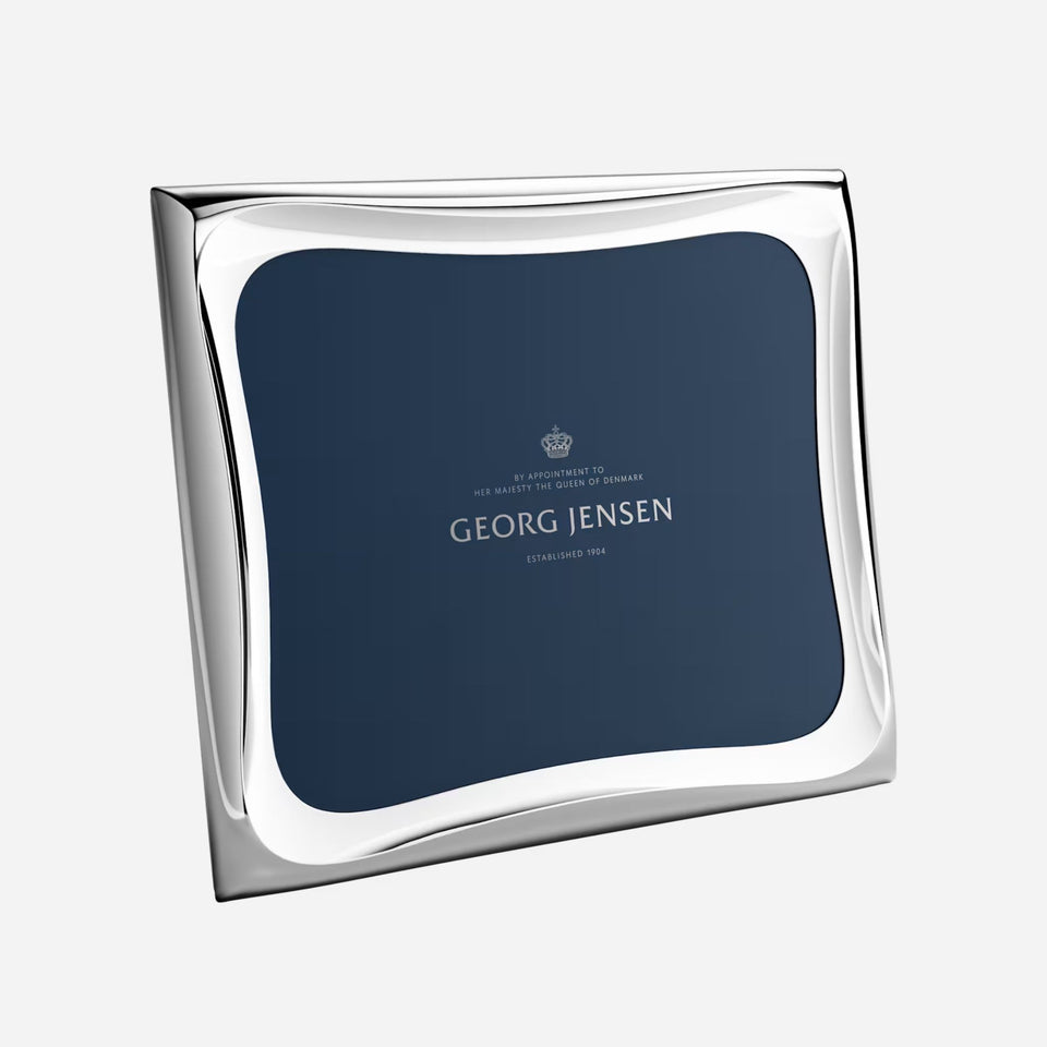 Georg Jensen Stainless Steel Cobra Large Photo Frame that fits an image sized 25 x 20cm.