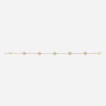 Daisy 18 KT Gold-Plated Bracelet from Georg Jensen.