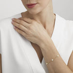 Daisy 18 KT Gold-Plated Bracelet from Georg Jensen.