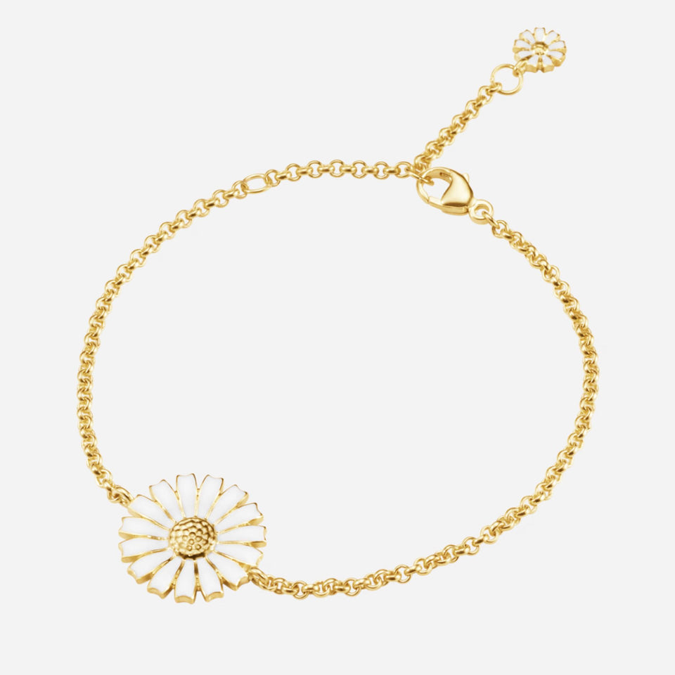 Daisy White Enamel Bracelet from Georg Jensen.