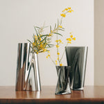 Home Styling with Lituus Stainless Steel Large Vase from Georg Jensen.