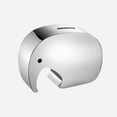 Moneyphant Matte Silver Money Box from Georg Jensen.