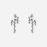 Moonlight Grapes Chandelier Earrings Silver from Georg Jensen.