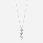 Oxidised Sterling Silver Moonlight Grapes Drop Pendant Necklace from Georg Jensen.