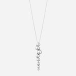 Oxidised Sterling Silver Moonlight Grapes Large Drop Pendant Necklace from Georg Jensen.